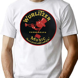 Vintage Wurlitzer Phonograph Music T-Shirt for Men & Women, T-Shirts Graphic Tee - White