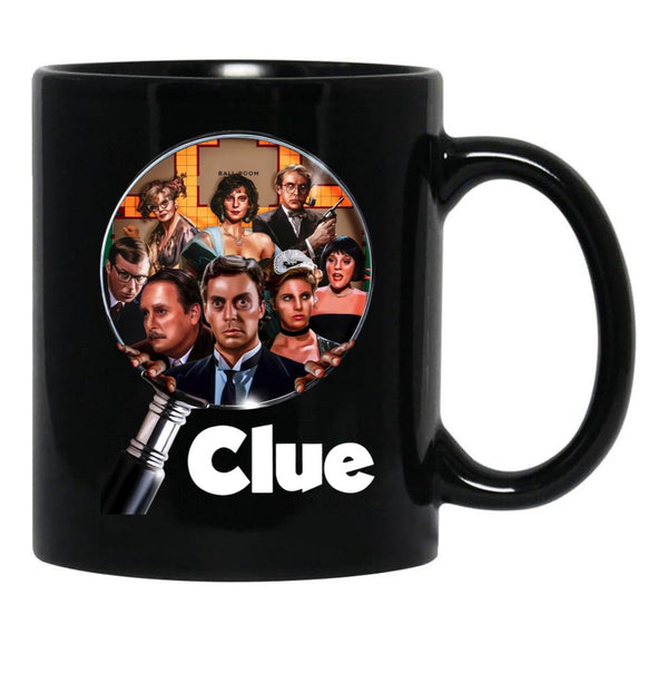 Vintage Zoom Clue Movie Squad Classic Black Coffee Mug, Gift Coffee Mug - Black