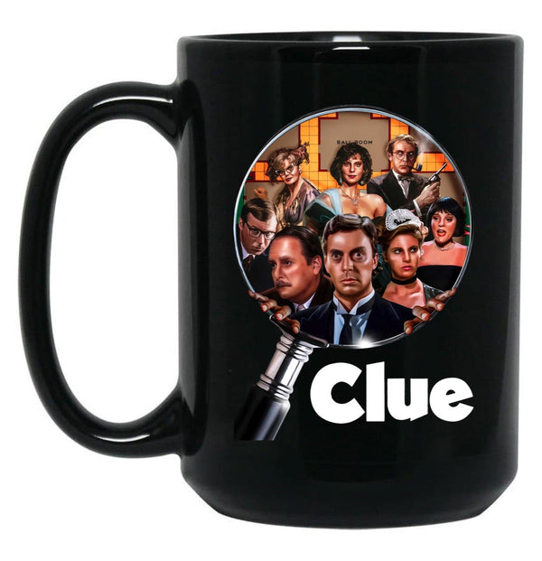 Vintage Zoom Clue Movie Squad Classic Black Coffee Mug, Gift Coffee Mug - Black