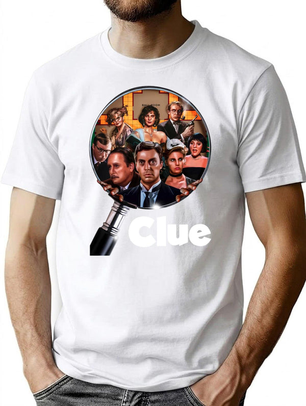 Vintage Zoom Clue Movie Squad Classic Premium Heavyweight Cotton T-Shirt - White