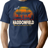 Visit Haddonfield T-Shirt for Men & Women, T-Shirts Graphic Tee - Navy