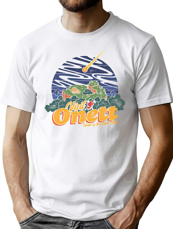 Visit Onett T-Shirt for Men & Women, T-Shirts Graphic Tee - White