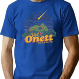 Visit Onett T-Shirt for Men & Women, T-Shirts Graphic Tee - Blue