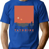 Visit Tatooine T-Shirt for Men & Women, T-Shirts Graphic Tee - Blue