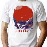 Visit Zebes T-Shirt for Men & Women, T-Shirts Graphic Tee - White