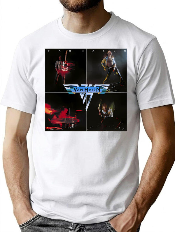 Vn Hlen Vn Hlen Album Cover T-Shirt for Men & Women, T-Shirts Graphic Tee - White