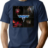Vn Hlen Vn Hlen Album Cover T-Shirt for Men & Women, T-Shirts Graphic Tee - Navy
