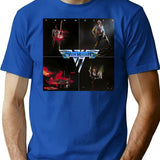 Vn Hlen Vn Hlen Album Cover T-Shirt for Men & Women, T-Shirts Graphic Tee - Blue