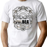 Volbeat Band Best Logo 02 T-Shirt for Men & Women, T-Shirts Graphic Tee - White