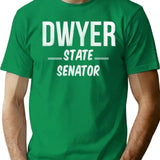 Vote Budd Dwyer For State Senator T-Shirt for Men & Women, T-Shirts Graphic Tee - Green