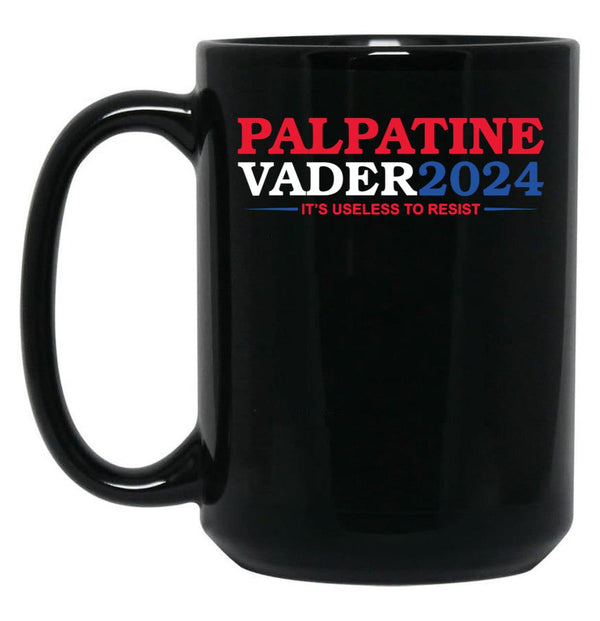 Vote Palpatine Vader 2024 Black Coffee Mug, Gift Coffee Mug - Black