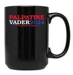 Vote Palpatine Vader 2024 Black Coffee Mug, Gift Coffee Mug