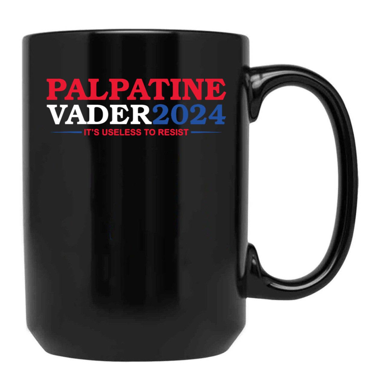 Vote Palpatine Vader 2024 Black Coffee Mug, Gift Coffee Mug
