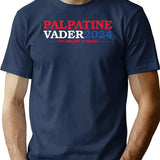 Vote Palpatine Vader 2024 Premium Heavyweight Cotton T-Shirt - Navy