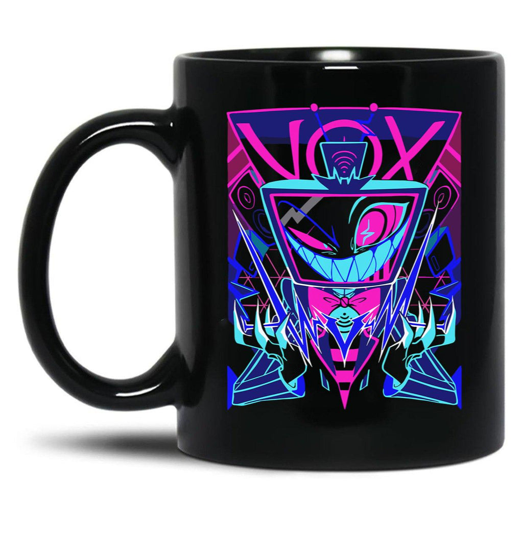 Vox Hazbin Hotel Classic Black Coffee Mug, Gift Coffee Mug