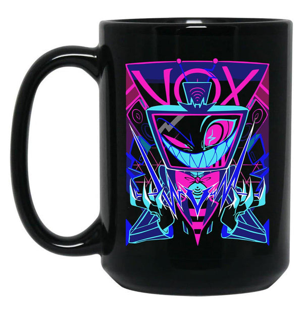 Vox Hazbin Hotel Classic Black Coffee Mug, Gift Coffee Mug - Black