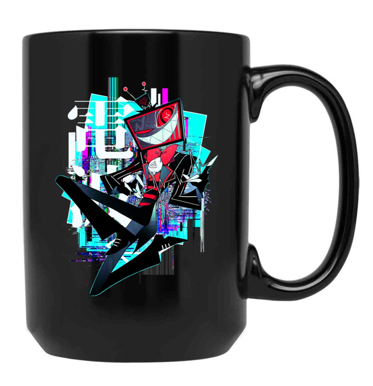 Vox Hazbin Hotel Essential  Black Coffee Mug, Gift Coffee Mug