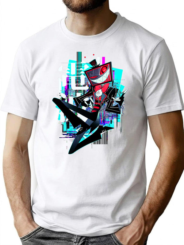 Vox Hazbin Hotel Essential Premium Heavyweight Cotton T-Shirt - White
