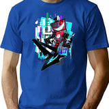 Vox Hazbin Hotel Essential Premium Heavyweight Cotton T-Shirt - Blue