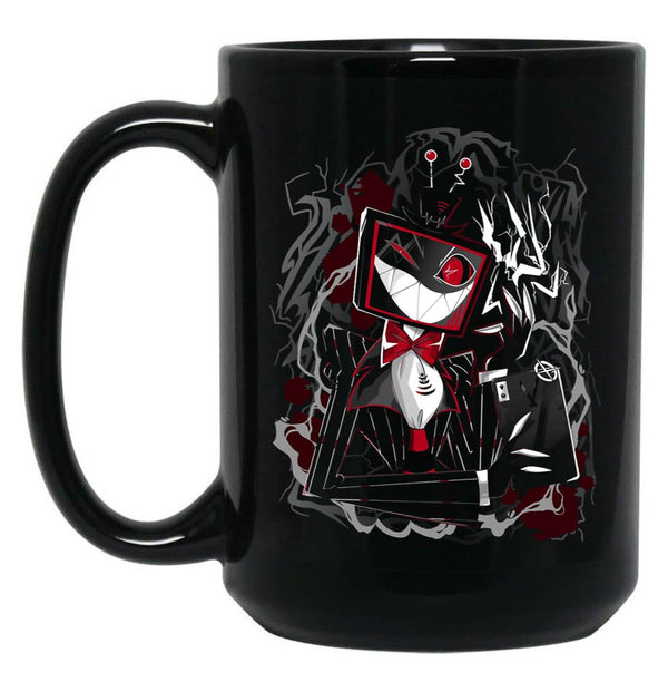 Vox Hazbin Hotel Design Essential Essential Black Coffee Mug, Gift Coffee Mug - Black