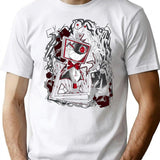 Vox Hazbin Hotel Shirt Design Essential Essential Premium Heavyweight Cotton T-Shirt - White