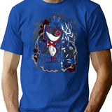 Vox Hazbin Hotel Shirt Design Essential Essential Premium Heavyweight Cotton T-Shirt - Blue