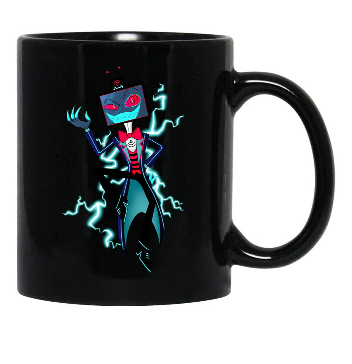 Vox Hazbin Hotel Black Coffee Mug, Gift Coffee Mug - Black