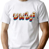 Vulf Vintage T-Shirt for Men & Women, T-Shirts Graphic Tee - White