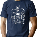 Vultan T-Shirt for Men & Women, T-Shirts Graphic Tee - Navy
