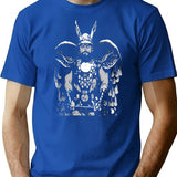 Vultan T-Shirt for Men & Women, T-Shirts Graphic Tee - Blue