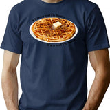 Waffle Home T-Shirt for Men & Women, T-Shirts Graphic Tee - Navy