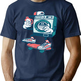 Washing Machine T-Shirt for Men & Women, T-Shirts Graphic Tee - Navy