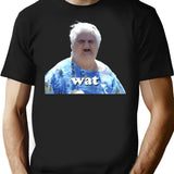 Wat T-Shirt for Men & Women, T-Shirts Graphic Tee - Black