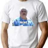 Wat T-Shirt for Men & Women, T-Shirts Graphic Tee - White