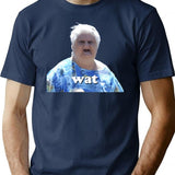 Wat T-Shirt for Men & Women, T-Shirts Graphic Tee - Navy