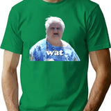 Wat T-Shirt for Men & Women, T-Shirts Graphic Tee - Green