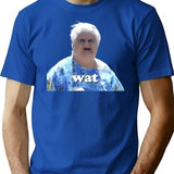 Wat T-Shirt for Men & Women, T-Shirts Graphic Tee - Blue
