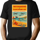 Waterboarding At Guantanamo Bay T-Shirt for Men & Women, T-Shirts Graphic Tee - Black