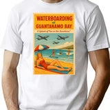 Waterboarding At Guantanamo Bay T-Shirt for Men & Women, T-Shirts Graphic Tee - White