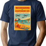 Waterboarding At Guantanamo Bay T-Shirt for Men & Women, T-Shirts Graphic Tee - Navy