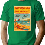 Waterboarding At Guantanamo Bay T-Shirt for Men & Women, T-Shirts Graphic Tee - Green