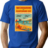 Waterboarding At Guantanamo Bay T-Shirt for Men & Women, T-Shirts Graphic Tee - Blue