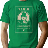 Wc Fields - Creme T-Shirt for Men & Women, T-Shirts Graphic Tee - Green