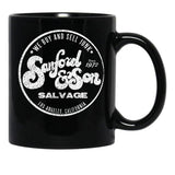 We Buy And Sell Junk Wht Sanford And Son The Comedy Store Good Times Halloween Christmas Black Coffee Mug, Gift Coffee Mug - Black