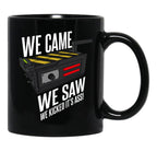 We Came We Saw We Kicked Its Ass Black Coffee Mug, Gift Coffee Mug - Black