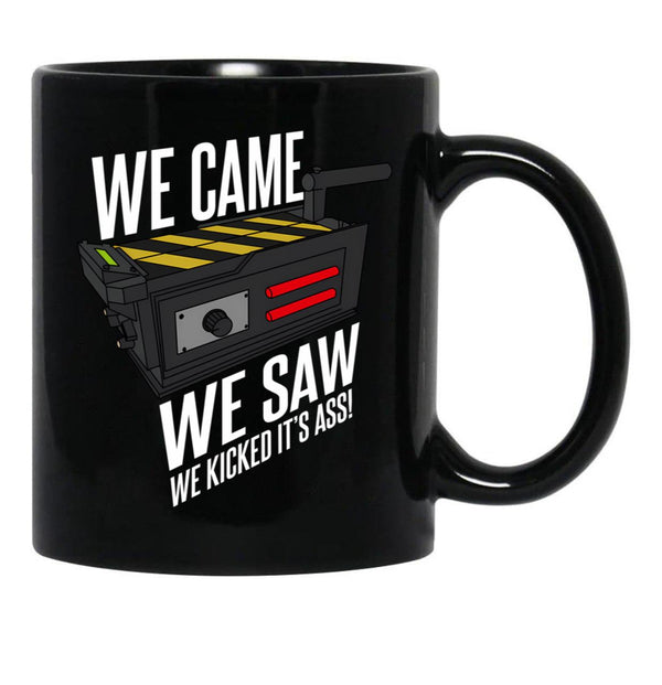 We Came We Saw We Kicked Its Ass Black Coffee Mug, Gift Coffee Mug - Black