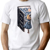 We'Re All Mad Here T-Shirt for Men & Women, T-Shirts Graphic Tee - White