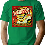 Weiner T Shirt T-Shirt for Men & Women, T-Shirts Graphic Tee - Green