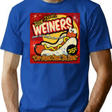 Weiner T Shirt T-Shirt for Men & Women, T-Shirts Graphic Tee - Blue