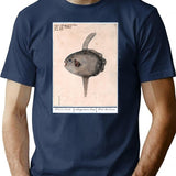 Weird Fish Vintage T-Shirt for Men & Women, T-Shirts Graphic Tee - Navy